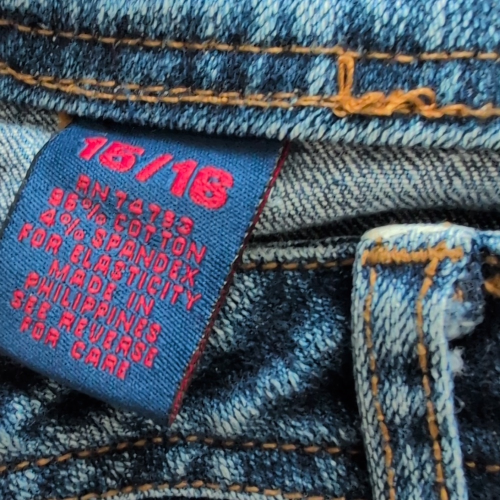 Vintage Y2K Zanadi Bootcut Blue Women's Jeans Size 15/16 - Picture 7 of 10